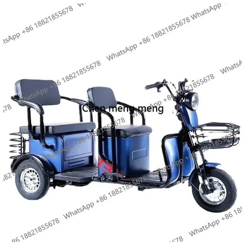 

Электрический трицикл 500 Вт, трехколесный электровелосипед, грузовой электрический трицикл для взрослых