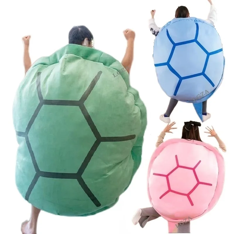 

Funny Turtle Shell Plush Toy Adult Kids Sleeping Bag Stuffed Soft Tortoise Pillow Cushion Housewarming Creative Christmas Gifts