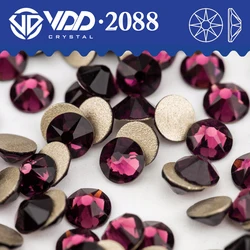 VDD 033 Amethyst 2088 Rhinestones Crystal SS16-SS30 High AAAAA 8 Big 8 Small Flatback Stone For DIY Crafts Nail Art Decorations