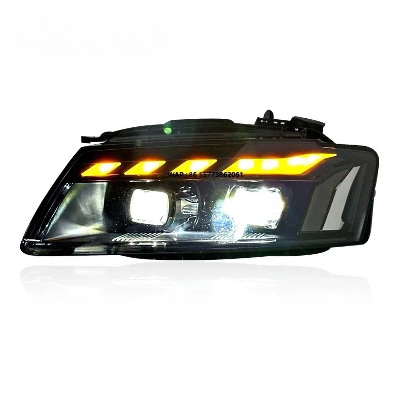 

2 Unit LED Headlights Car Accessories Suitable for Auto Lighting Systems 08-11 A5 Headlight Assembly Modified to RS5 LED