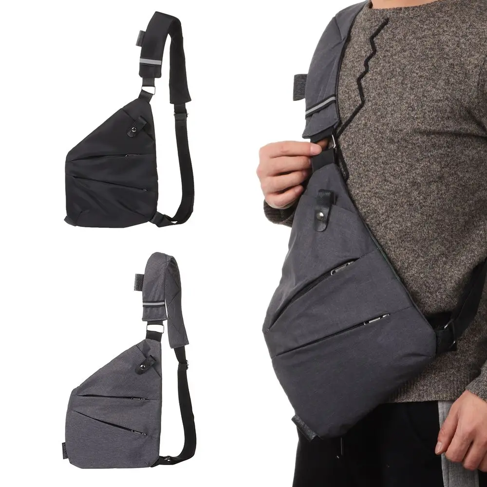 Waterproof Nylon Versatile Travel Casual Bags Compact Shoulder Bags Men Personal Close-Fitting Messenger Bag