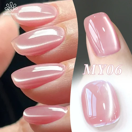 Imagen 1 del producto BORN PRETTY-esmalte de uñas de Gel magnético con forma de gato, luz de agua rosa, Ultra luz de vidrio, barniz de Gel UV semipermanente para uñas DIY
