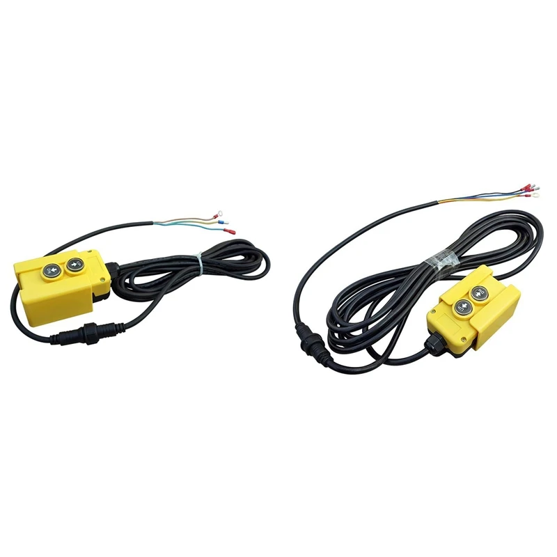 Controlador de interruptor de controle remoto para reboque, 3 fios, 12 volts, 3 fios dc para unidade de bomba de energia hidráulica de ação única, durável