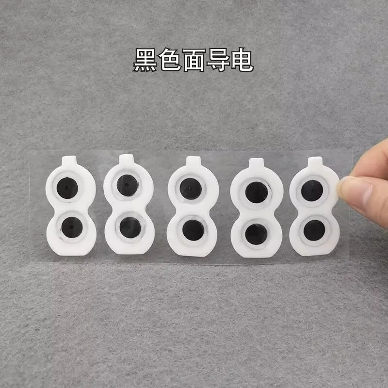 10P Bipolar Electrode Experimental Electrode Sheet 44*22mm EMG Signal Acquisition Double Button Electromyography Electrode Sheet