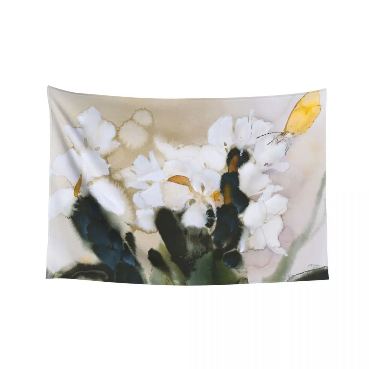 

Flowers and Butterfly Tapestry Aesthetics For Room Wall Decor Hanging Decor For Room Tapestry
