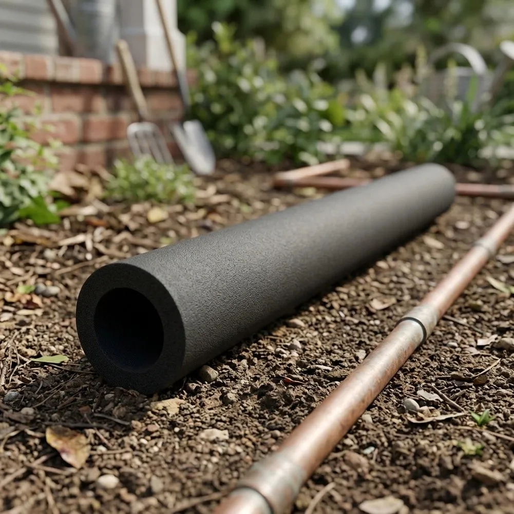 black-rubber-plastic-foam-insulation-sleeve-for-2-inch-pipes-fire-resistant-weatherproof-32mm-x-52mm-x-1900mm