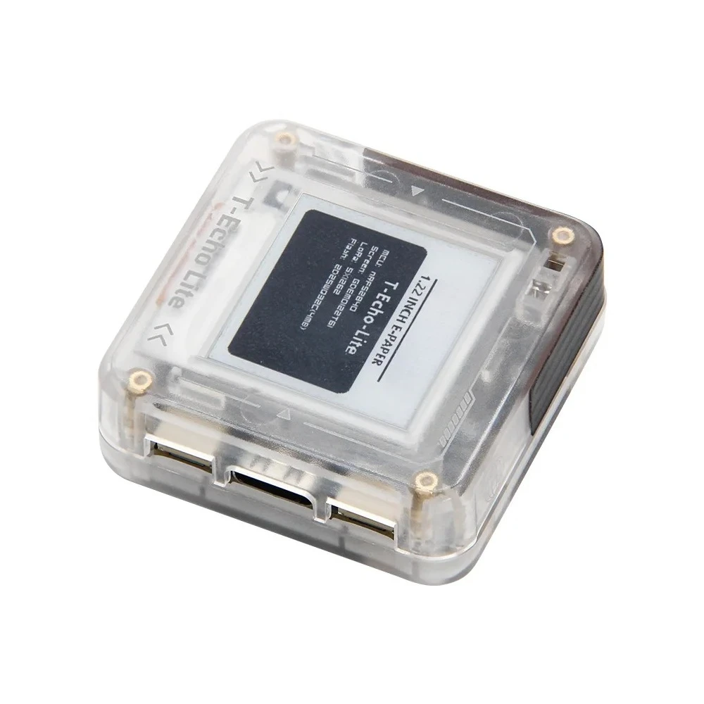 LILYGO T-Echo Lite NRF52840 LoRa 전자 종이 디스플레이 모듈 초저전력 메스타틱 호환 GPS 통신 네트워킹