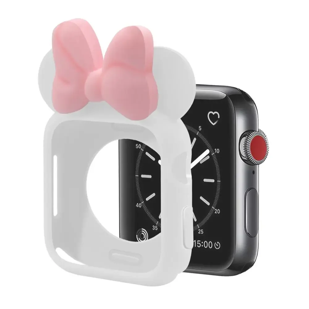 Cartoon Protector Cover for Apple Watch Case Series 11 10 9 8 7 46mm 45/41mm iwatch 6 5 4 SE 40/44mm Replacement Silicone Shell