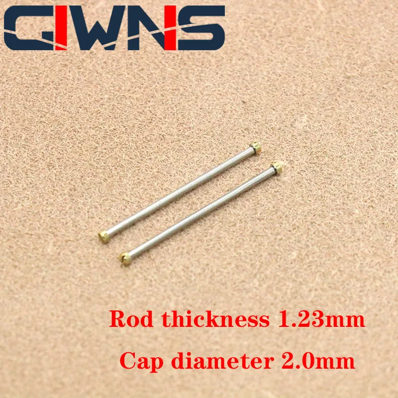 Tungsten Steel Ceramic Steel Watchband Shaft Lug Rod Table Accessories 1.23mm A Word Screw Thread Connection Shaft Table Bolt