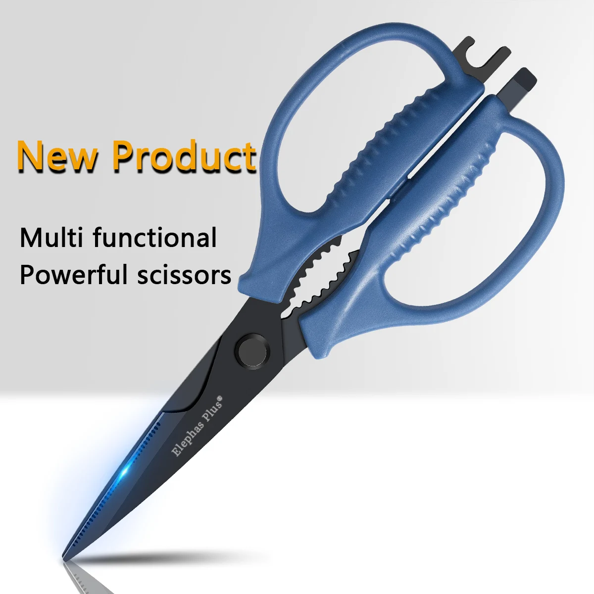 

Multifunctional Kitchen Shears,SK5 Stainless Steel Heavy Duty Scissors for Bone Meat Poultry Fish,Ultra Sharp Chopping Scissors