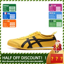 Asics Onitsuka Tiger MEXICO 66 Running Shoes Women Men Breathable Mesh Soft Sole Comfortable Sport Shoes