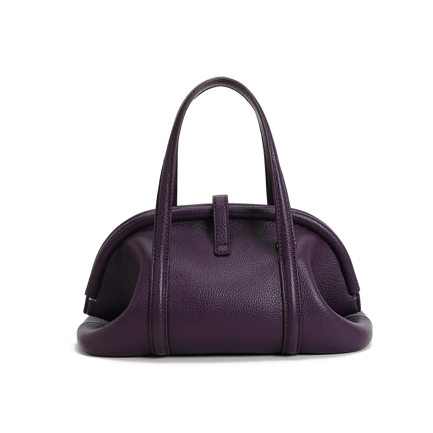 

New Fashion Women's PU Leather Elegant Dumpling Bag Luxurious Designer Simple Style Commuting Casual Handheld Crossbody Bag