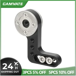 CAMVATE L-Type ARRI Rosette Extension Mount Connector with Center M6 Thread and 1/4