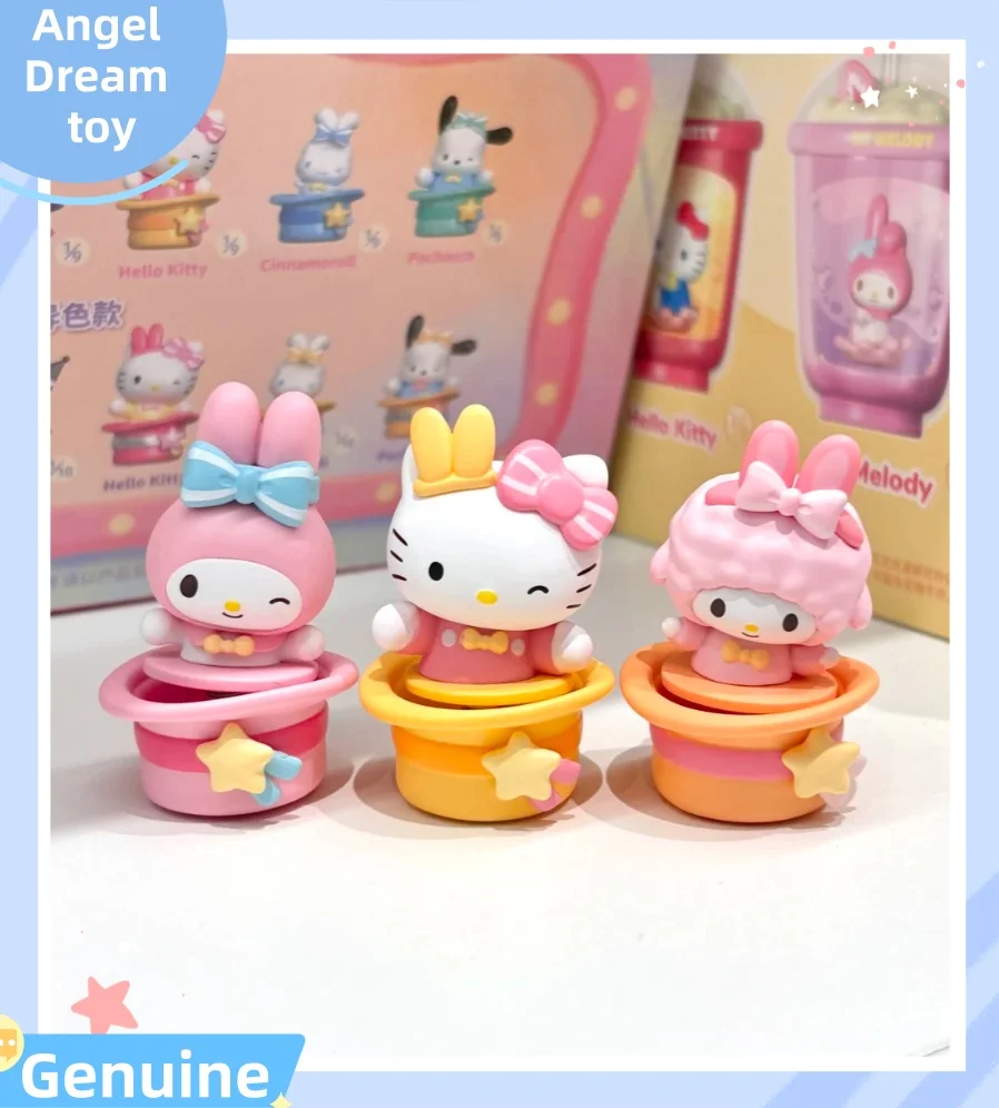 

Новая оригинальная в наличии сюрприз Magic Hat Series слепая сумка милая фасоль слепая коробка Hellokitty Kuromi мини-орнамент игрушка кукла подарок для девочки