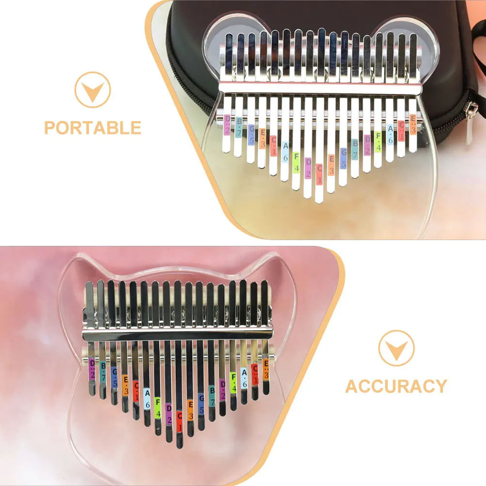 

Scale Stickers Keyboard Piano Introductory Kalimba Finger Instrument Thumbs Decals Mini Musical Note Decorative Beginner
