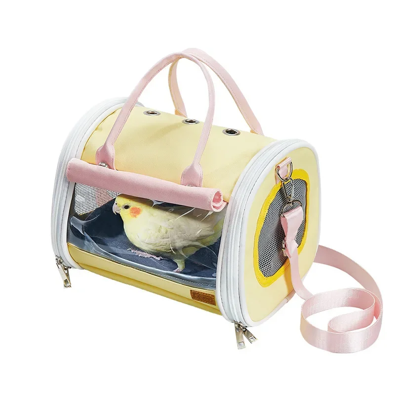 

Parrot out portable bird bag, peony little sun tiger skin monk four seasons take-out cage