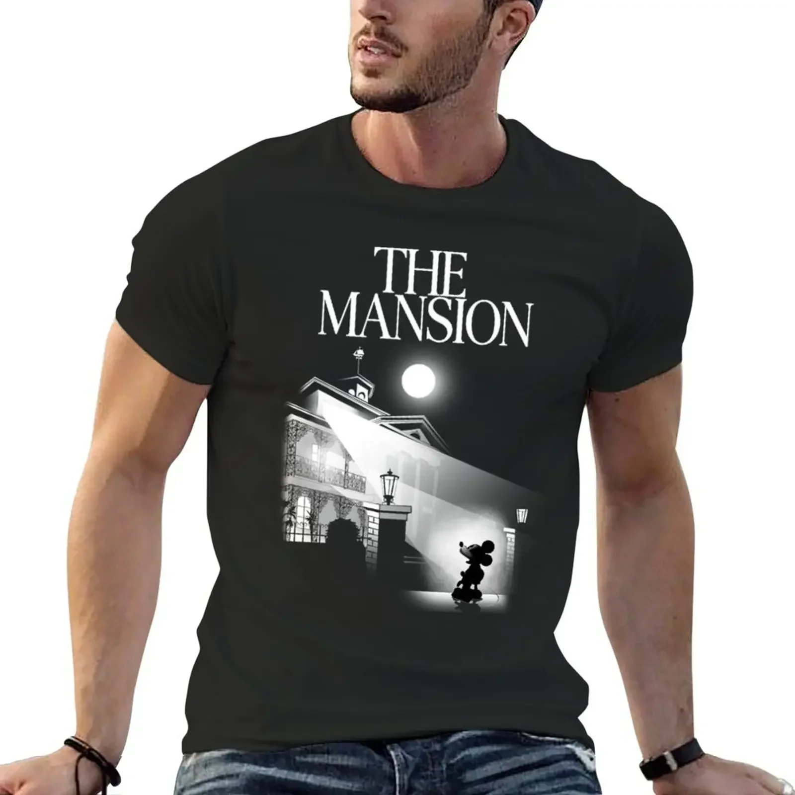 Haunted Mansion T-Shirt cotton graphic tees anime tshirt mens t shirt graphic