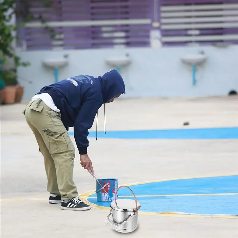 Brush Washing Bucket Watercolor Pencil Painting Washer Stainless Steel Cleaner Portable Brushes