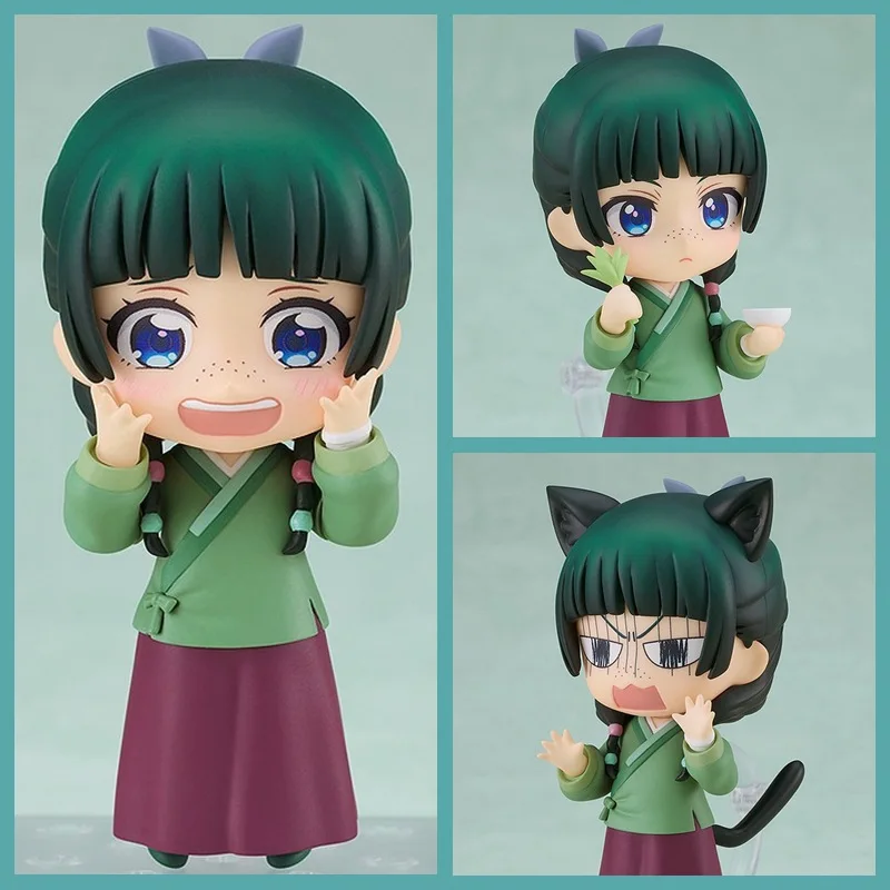 

10cmGSC Nendoroid 2288 Apothecary Diaries Cat Maomao Q Ban Figure Changeable Faces Poseable Doll Bao Jie Boxed Collectible Anime