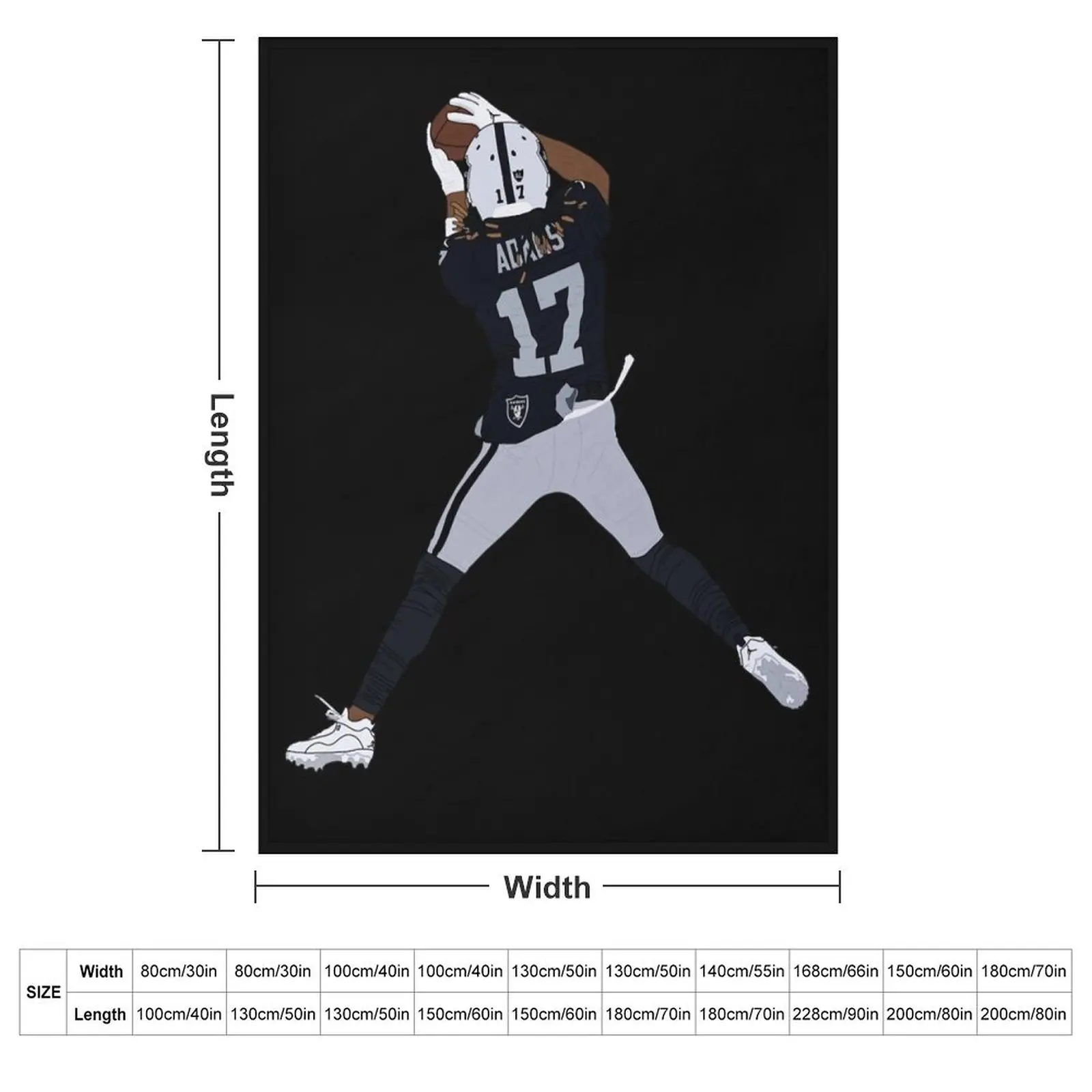 Davante Adams Raiders Throw Blanket christmas gifts Plaid Sofa Quilt Tourist Bed covers Baby Blankets
