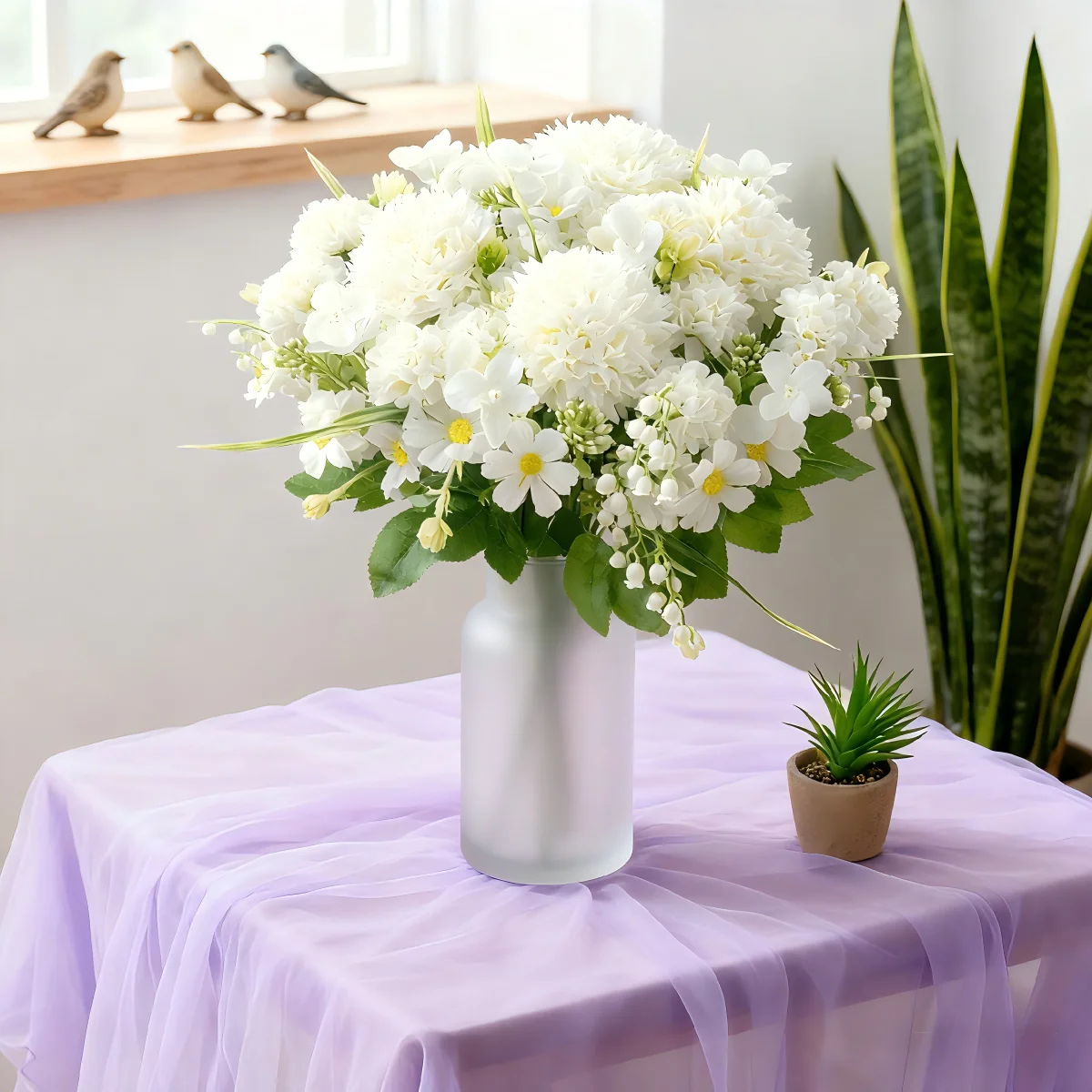 Simulated silk, chrysanthemum, embroidered ball, wedding, Valentine's Day, Eid al Fitr, home decoration, outdoor garden accessor