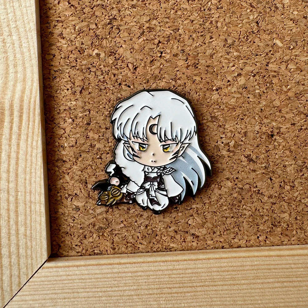 Japanese Anime Enamel Pins Manga Brooches for Women Men Lapel Pin Cartoon Metal Badge Collar Jewelry Fans Friends Gifts image 2