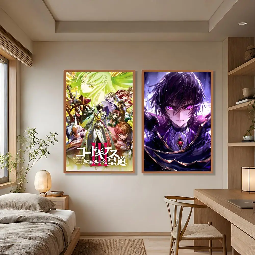 Anime Mecha C-Code Geass Poster Wall Art Poster HD Waterproof PP Print Bedroom Living Room Office Decor Gift