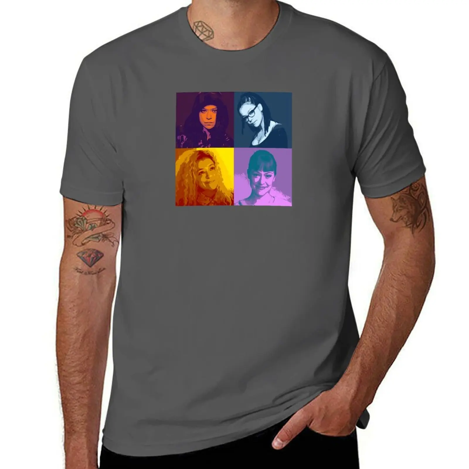 

Clone Club! T-Shirt Basic Casual Short Sleeve Cotton Shirt