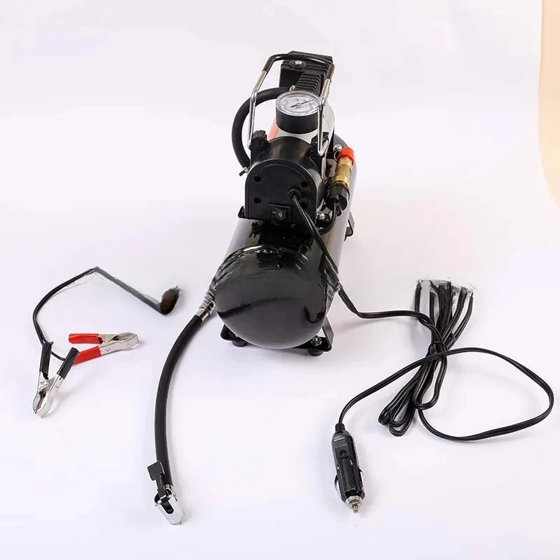 

3L/4L 12V 220V car tire inflator pump portable silent oil-air compressor