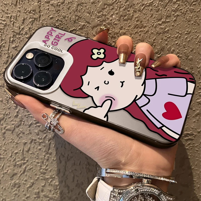 Cute Cartoon Couple Matte Case For Xiaomi Poco F6 X6 X5 X3 Pro F5 Pro M6 Mi 11 Lite 5G NE 14 13T 12T 11T Shockproof Bumper Cover