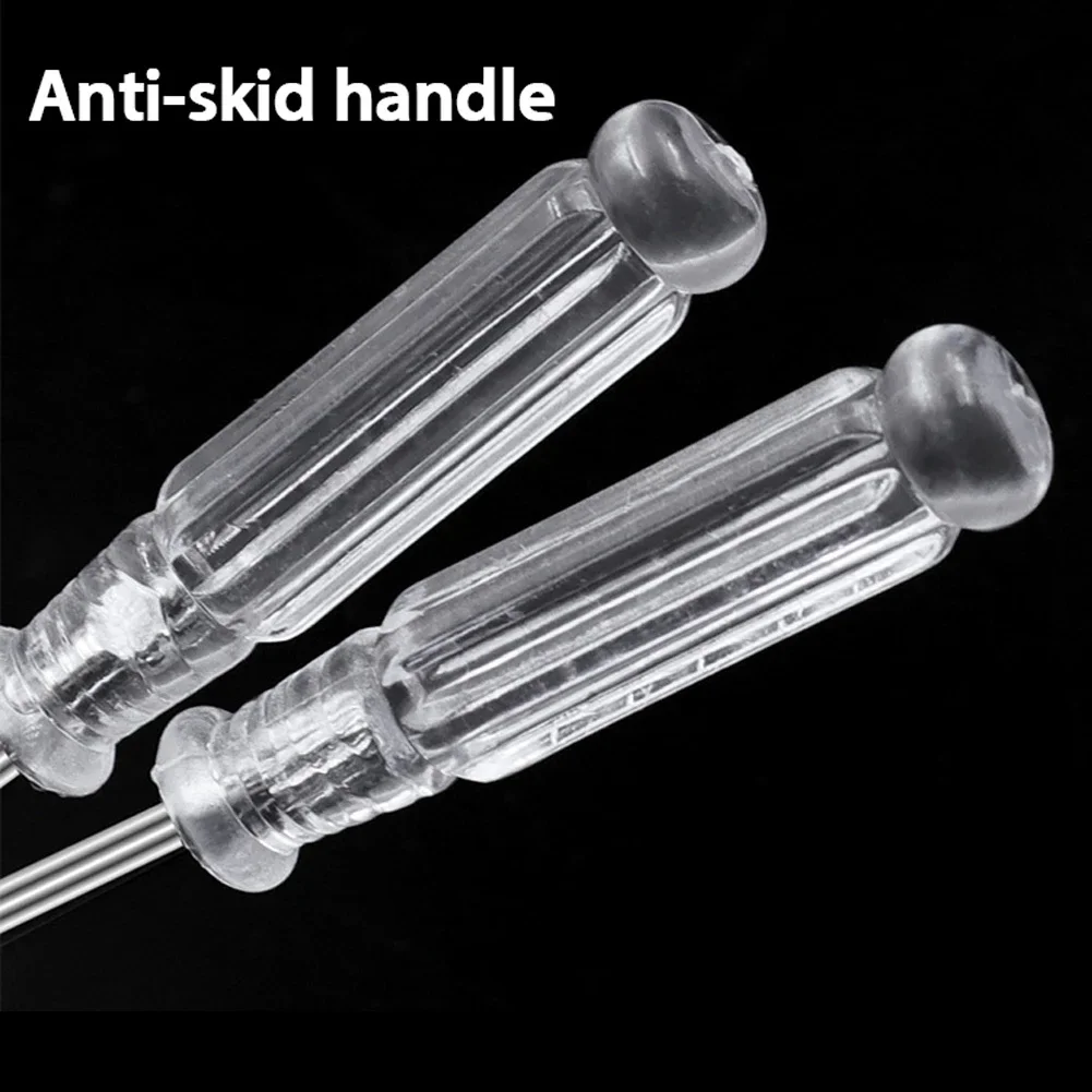 2Pcs 3,74 Zoll Mini Schraubendreher Kreuz Schlitz Schraubendreher Haushalts Reparatur Werkzeug Für Demontieren Spielzeug Hand Werkzeuge