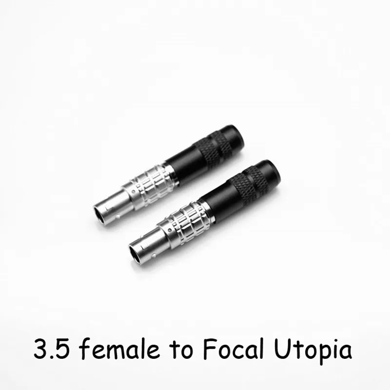 

One Pair 3.5mm Female To HD800 HD800S HD820 HD-800 HD-820 H800 HD820 Focal Utopia Headphone Converter Adapter Connector