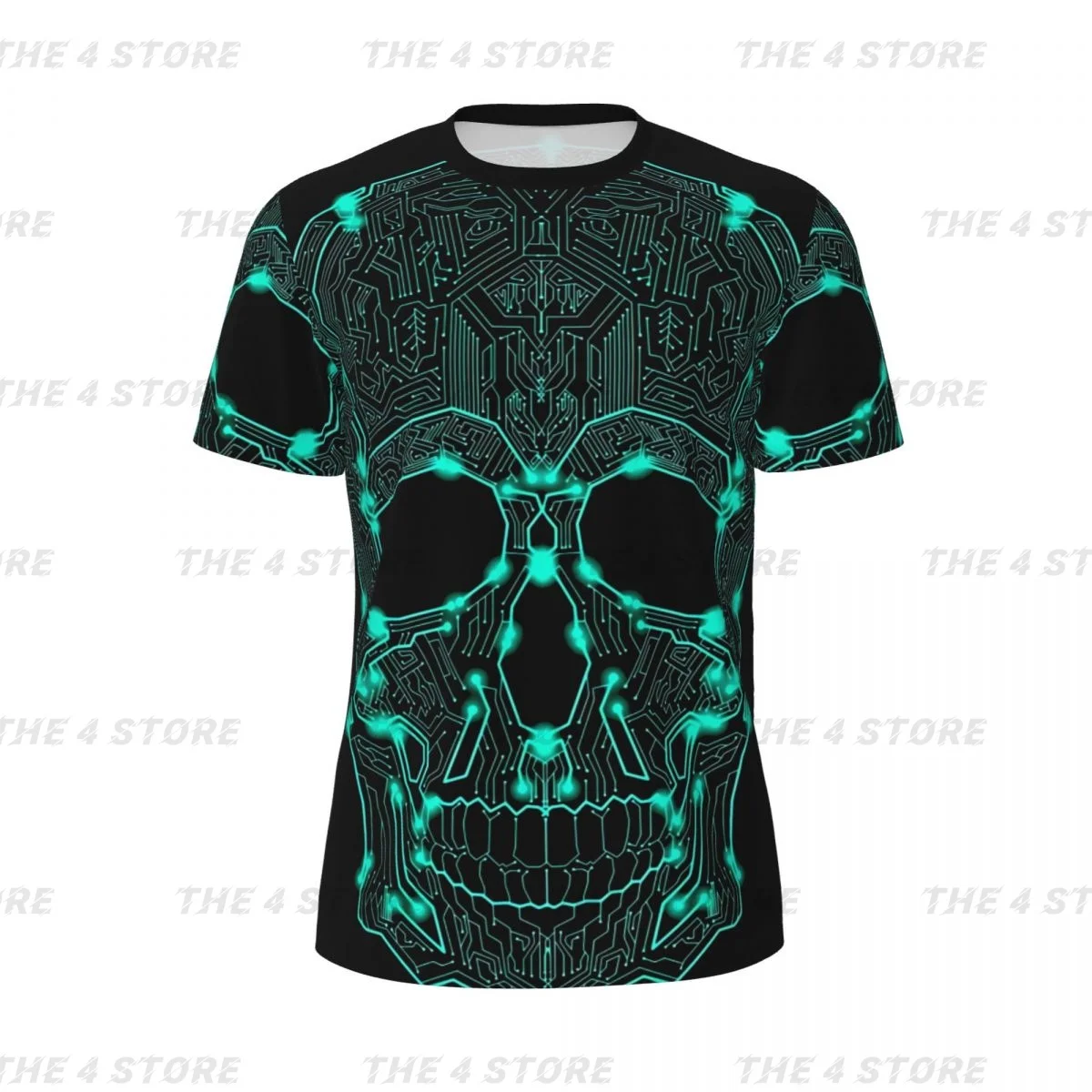 

Sugar Skull 100% polyester Men Short Sleeve Top Funny Tee Clothes Girls Training Uniform Clothing T-shirt