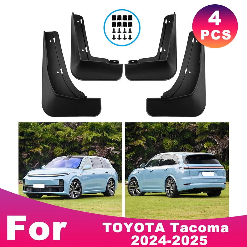 

For Leading ideal L7 2024 Automotive Tire Mudguard Waterproof Prevent Mud Splashing Car Mud Flaps Fender Trim 4pcs Accessories