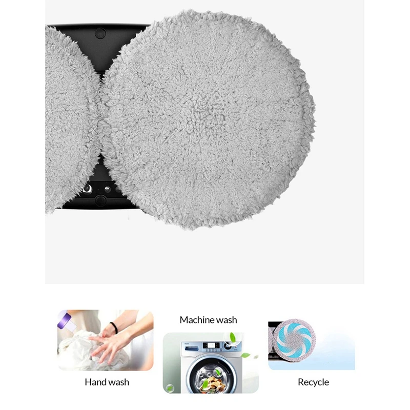 10Pcs Window Cleaner Robot Replacement Cleaning Pads For Xiaomi Mijia HUTT DDC55 DDC51 Mop Cloth Cloths