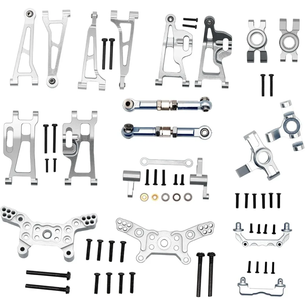 1/14 MJX Hyper Go H14BM 178g 8-in-1 Metal CNC Upgrade Parts for 14210 14209 Jetwood, Compatible with 1/14 MJX Hyper Go H14BM