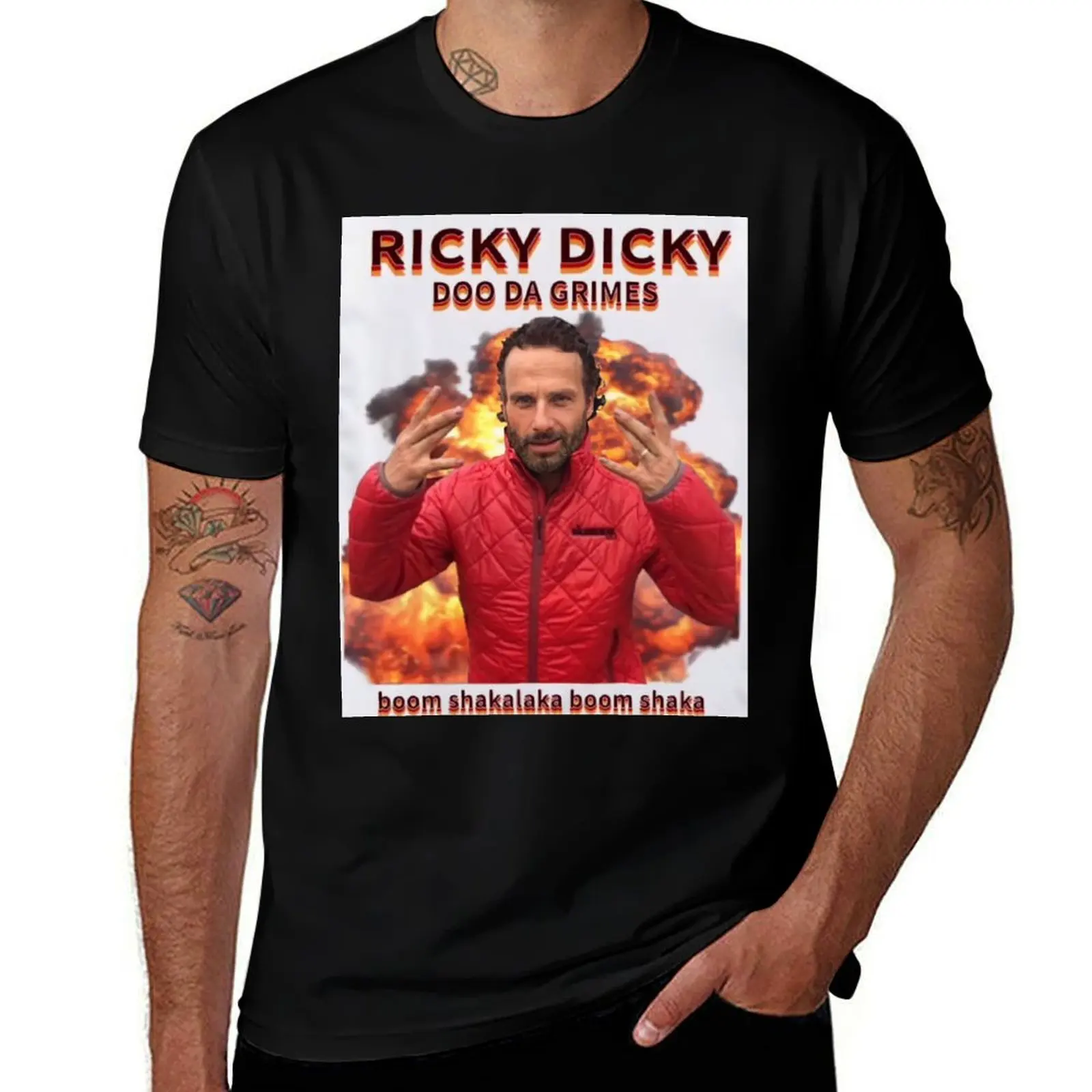 

Ricky Dicky Doo Da Grimes T-Shirt Stretch Fabric Comfort T-Shirt
