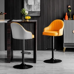 MinimstartNordic-Chaises de Bar Réglables Noires pour Femme, Meubles de Salon, Cuisine