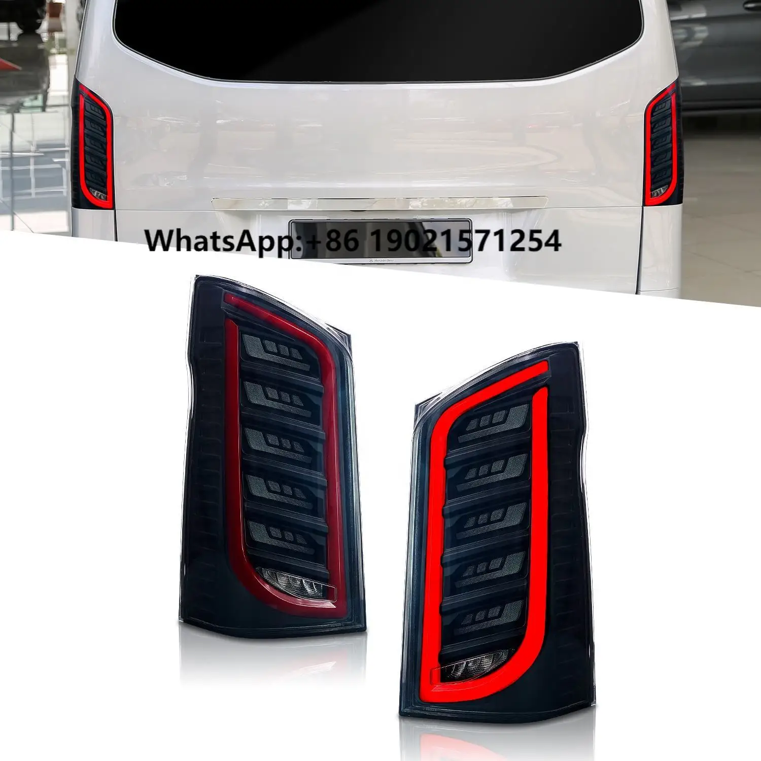 

DK Motion 2016-2023 12V IP68 Car Accessories Car Rear Lamp Modified Led Tail Lights for Mercedes Benz Vito W447 V250 V260