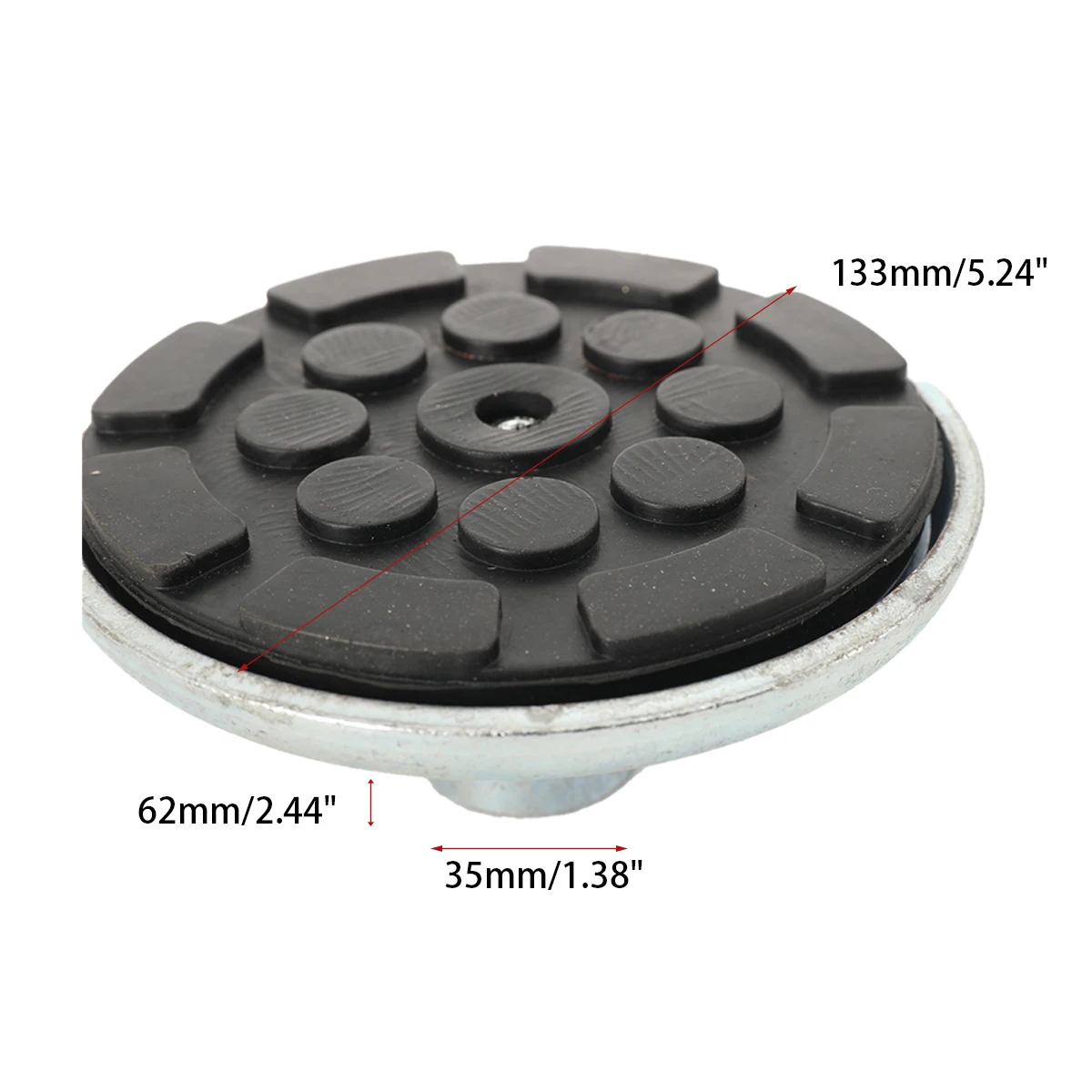 4PCS Auto Universal Heavy Duty Runde Hebe Pads Auto Runde Gummi Arm Pads Auto Lift Gummis Pads Auto Reparatur werkzeug Zubehör