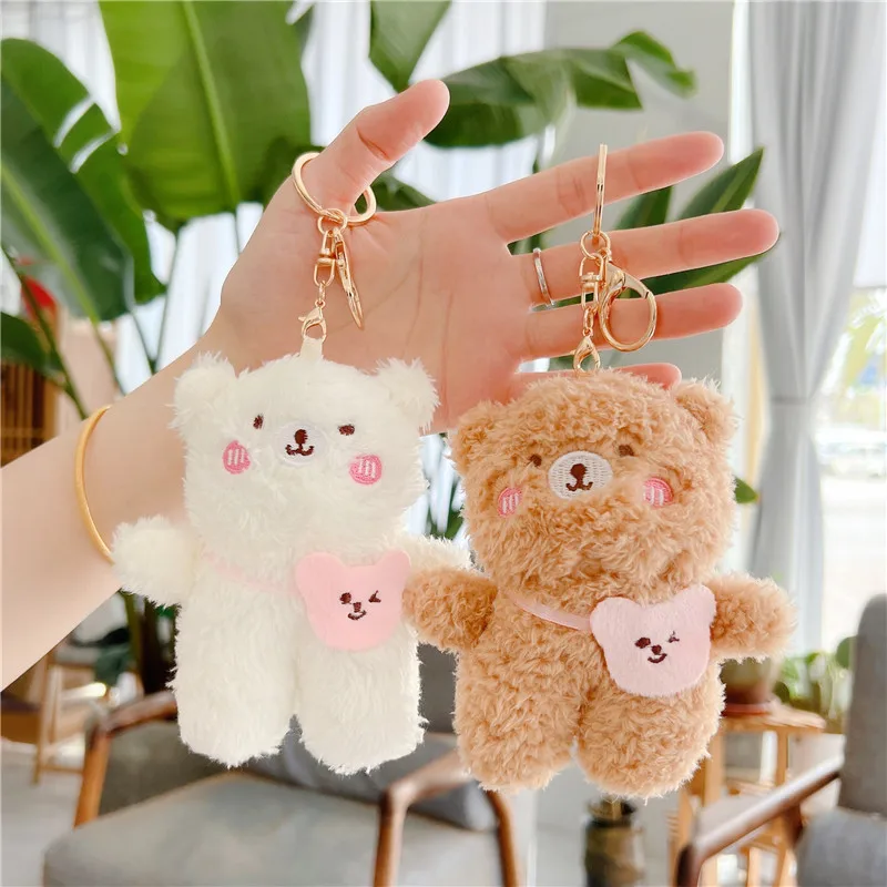 

30pcs/lot Wholesale Bear Pendant Teddy Plush Toy Crane Machines Baby Doll Bag Keychain.Deposit First to Get Discount much Welco