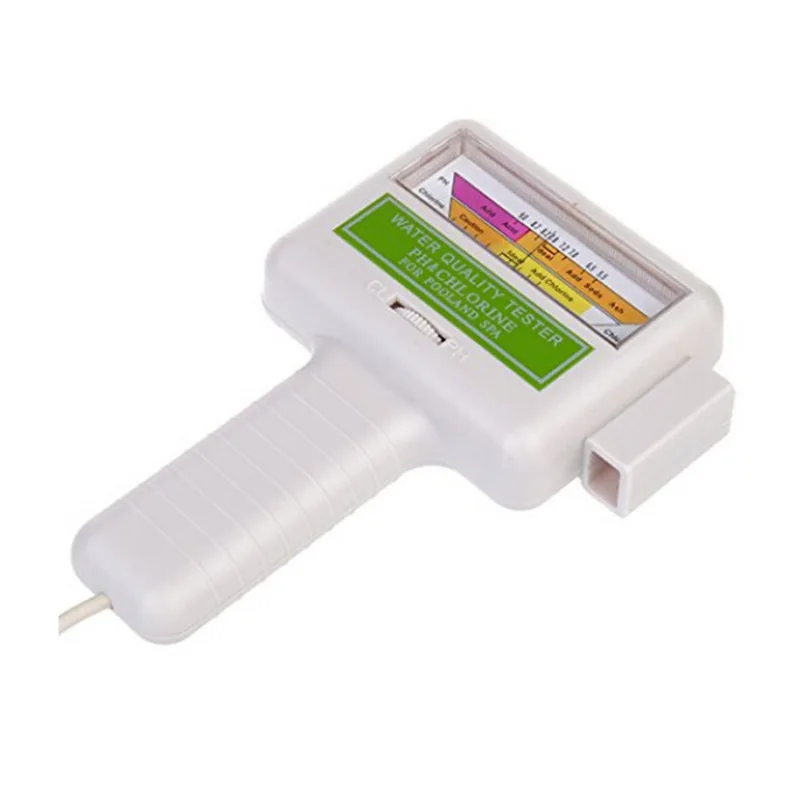 PH & Chlorine Tester Cl2 Level Meter Tester Test Monitor for Swimming Pool Spa Aquarium