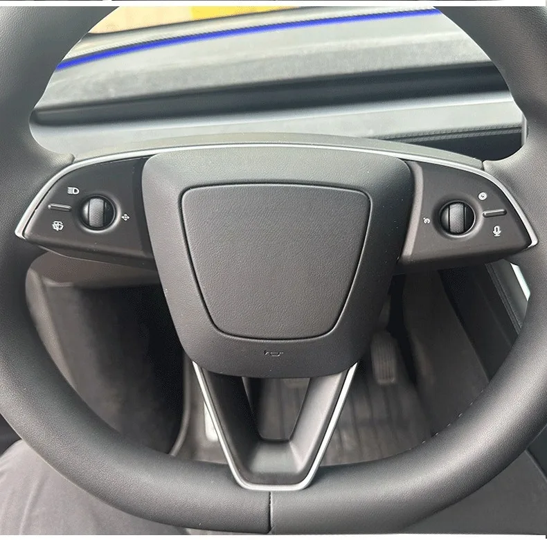 Lenkradabdeckung für Tesla Model Y Juniper Model 3 Highland 6-Sitzer ModelYL Lenkradschutz Dekorative Verkleidung – Detail 22