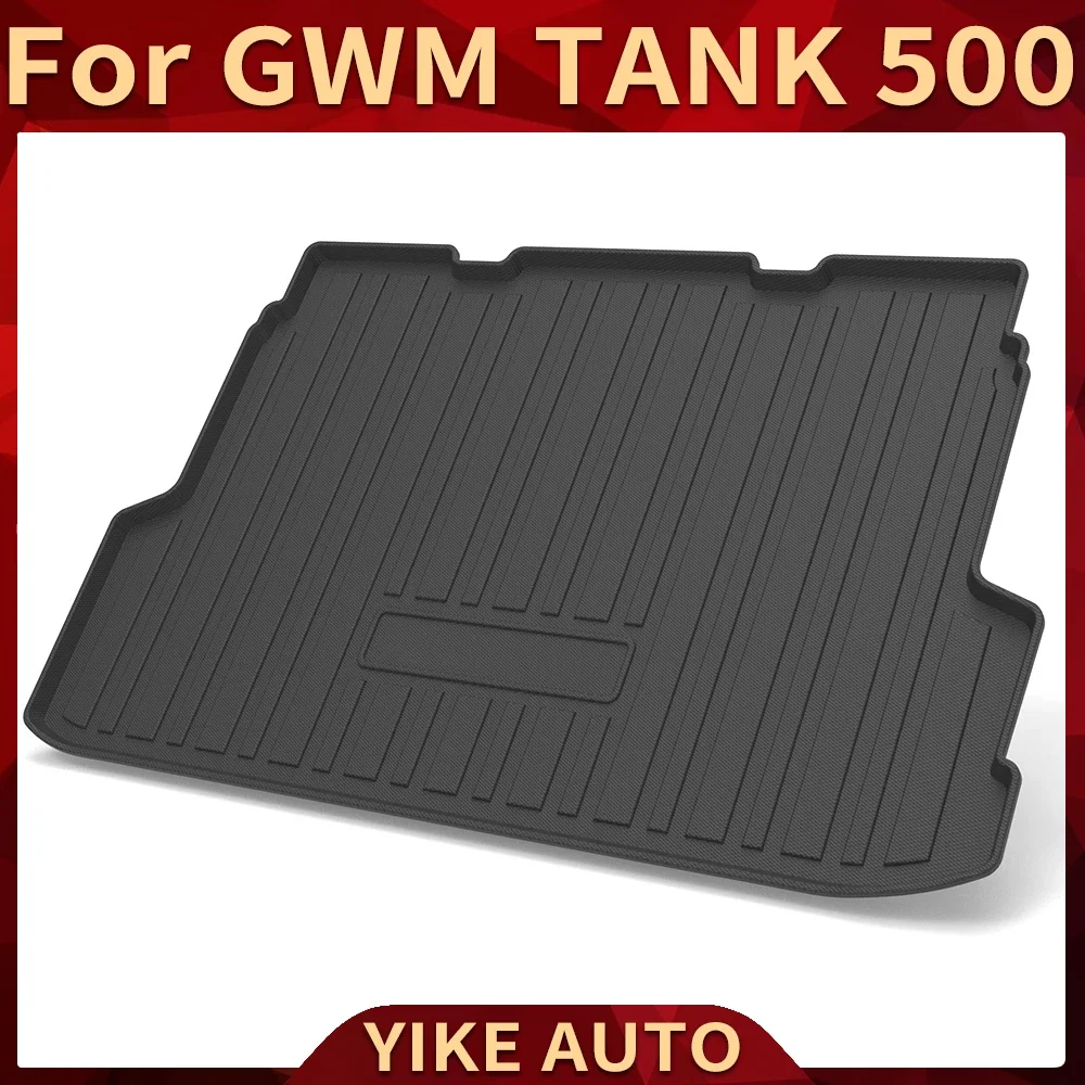 

For GWM TANK 500 2022-2024 Auto Car Cargo Liner All-Weather TPE Non-slip Trunk Mat Waterproof Tray Trunk Carpet Accessory