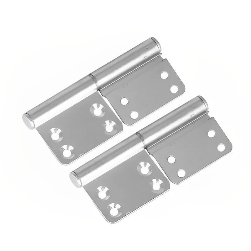 

2pcs Aluminum Alloy Non-punch Sandblasting Door Hinge for Cabinet Door / Window Door / Room Door with Adjustable