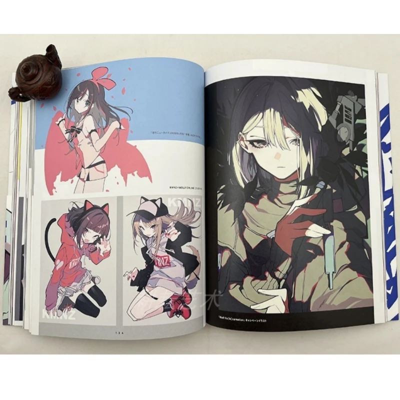 Pixiv Mochizuki Kie First Artbook 400p يحفز رغباتك! حوار مع ماي يونياما الطبعة اليابانية الأصلية #6