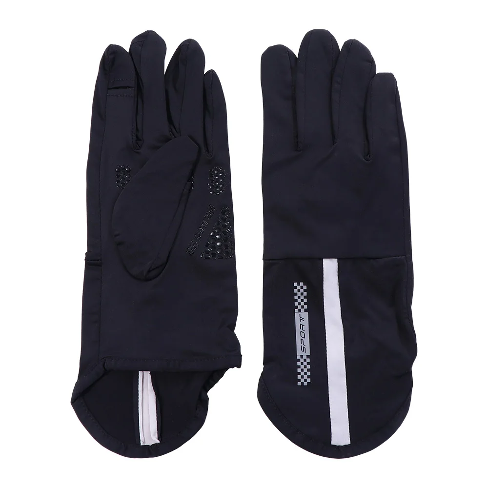 Fingers Gloves Anti-UV Gloves Letter Outdoor Riding Mittens Summer Sunscreen Gloves Touch Screen Gloves Women Driving Gloves