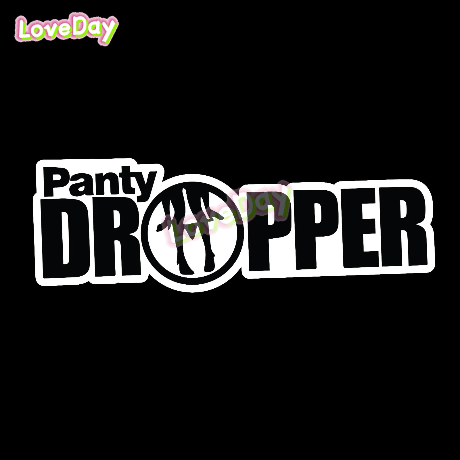 Panty Dropper Sticker Funny Car Sticker Laptop Car Window Bumper JDM Euro Drift Lowered Stance Illest FCK Sticker Decal 4wd 4x4