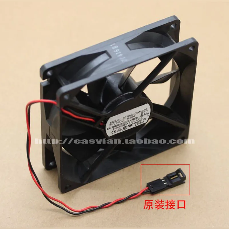 

Вентилятор NMB 9025 3610KL-05W-B60 24V 0.26A 9см, инверторный, с двойным шарикоподшипником, 92×92×25мм, охлаждающий вентилятор-кулер