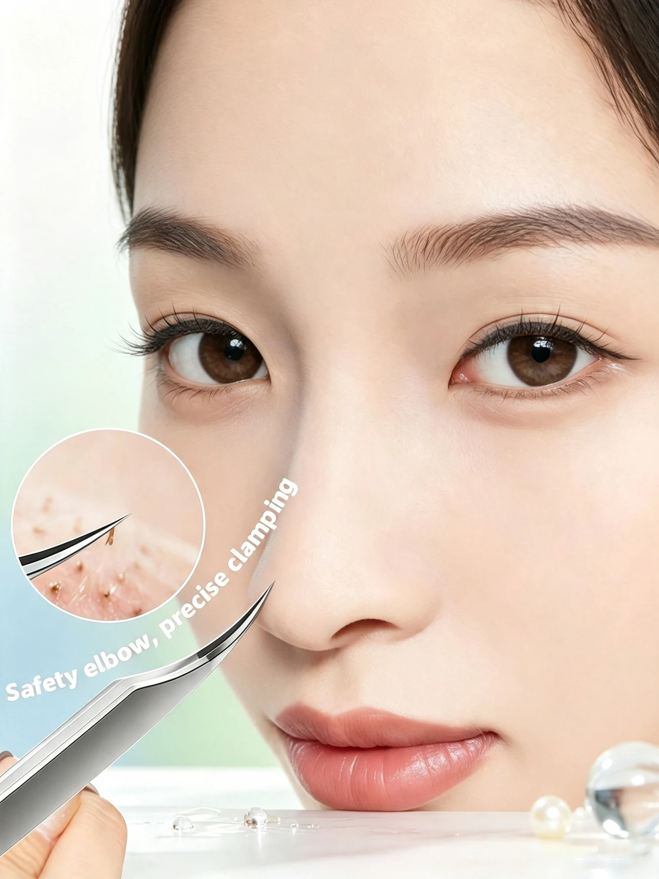 1/2 Piece Dolphin-Shaped Ultra-Fine Pointed Tweezers, Suitable for Blackhead Removal, Hair Removal, and Eyelash Application, Home Skincare, Daily Makeup, and Travel Grooming Tools, High-Precision Beauty and Grooming Tools, Home Skincare and Daily Care, Women's Birthday Gift